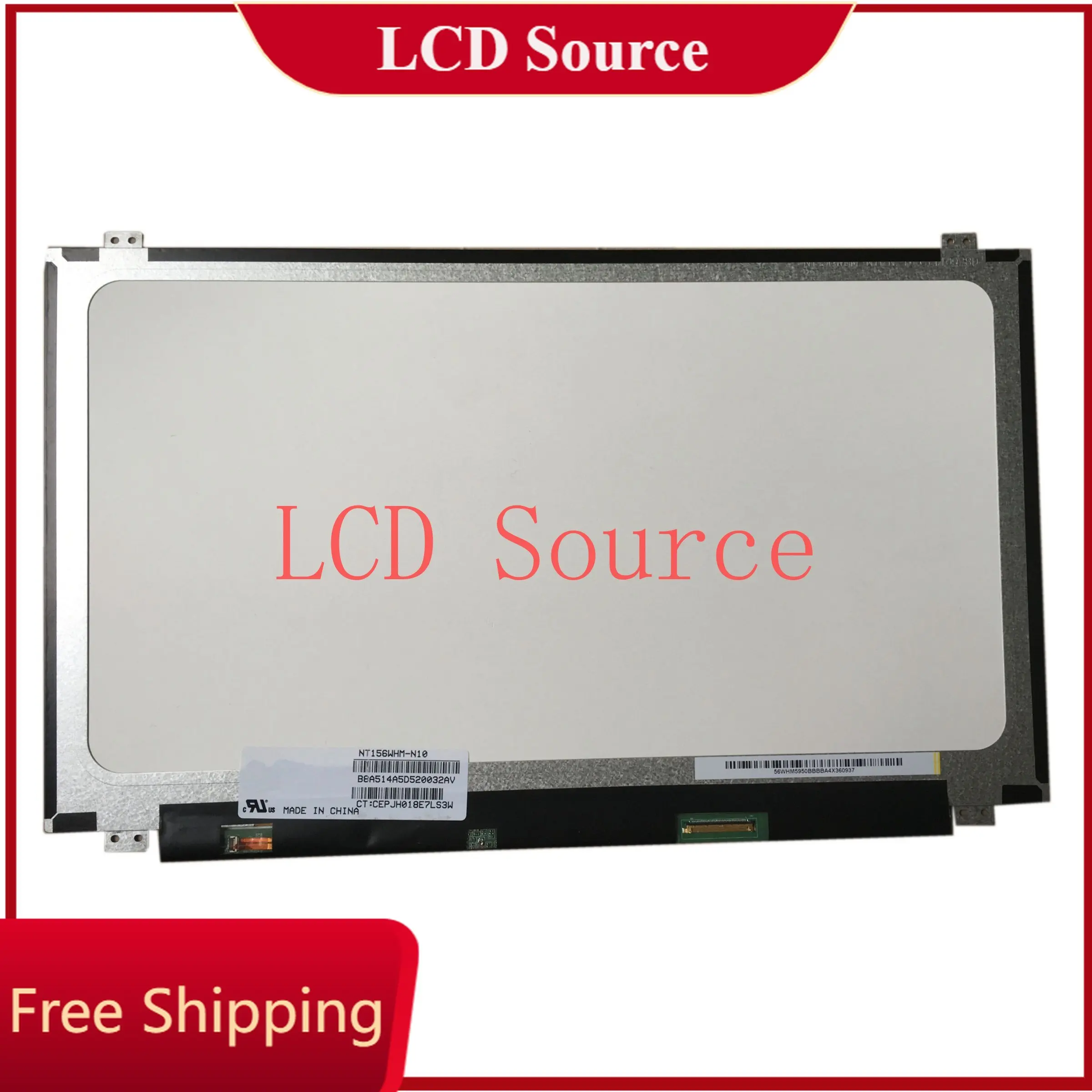 LP156WHB-TLAA de ajuste NT156WHM-N10 LTN156AT20 LP156WHB-TLA1 LP156WHB-TLB1 LVDS 40 pines LED B156XW04 V.0 B156XW04 V.5 B156XW04 V.6