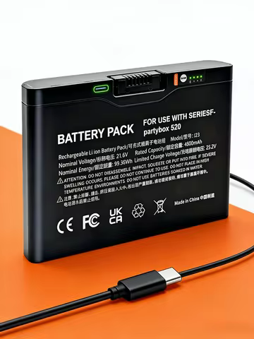 Speaker Battery For JBL Partybox 520/Partybox 720 Battery JBL Boombo X4,FG6CELL21700G（Type-C port）