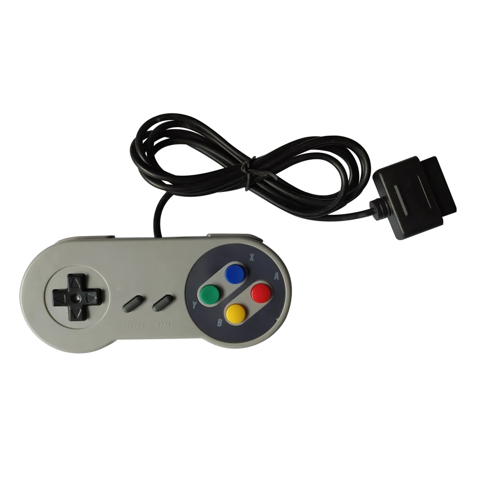 2pcs Wired Game Controller  Gamepad for SNES System Console Control Pad Gamepads