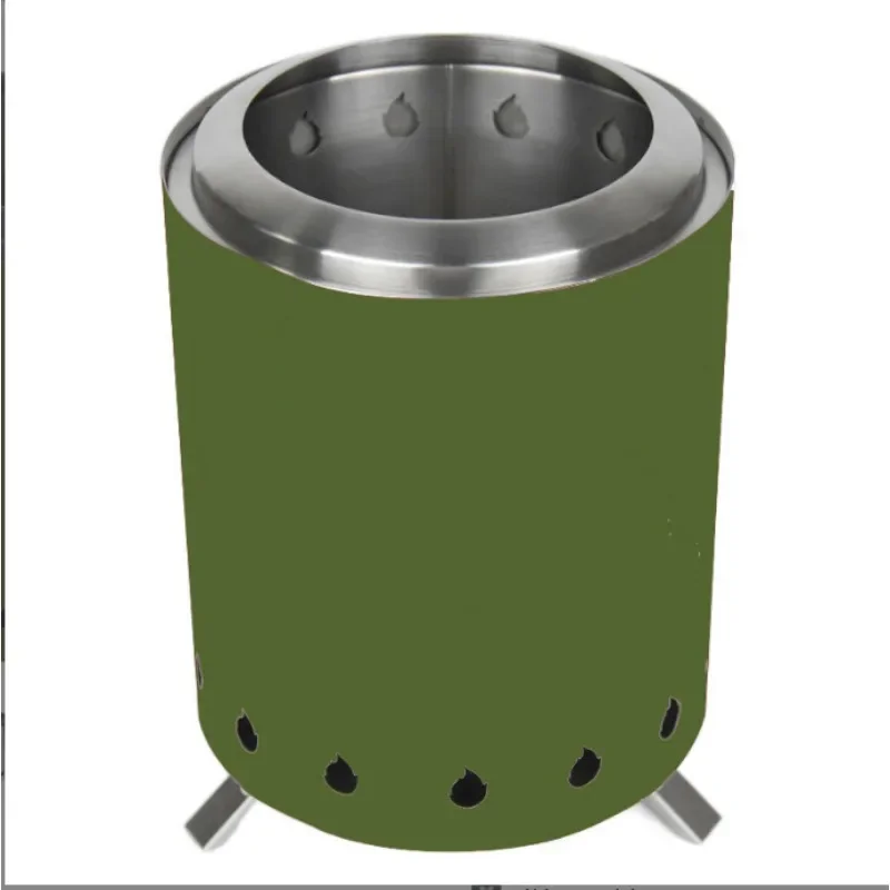 Cross-border outdoor firewood stove Split tea stove Camping barbecue Courtyard party barbecue heating bonfire stove