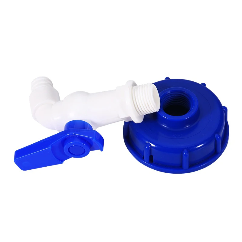 1 قطعة دائم IBC خزان الحنفية محول S60 * 6 خيط خشن إلى 1/2 ''3/4'' موصل استبدال صمام حديقة المنزل توصيل سريع صنبور #3