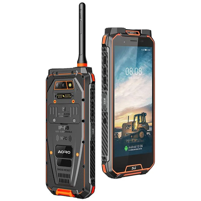 

AORO M5 5G Rugged Phone 8GB+256GB Android 12 Octa Core Above 8000 MAh Shockproof Waterproof IP68 GSM & CDMA LCD Display