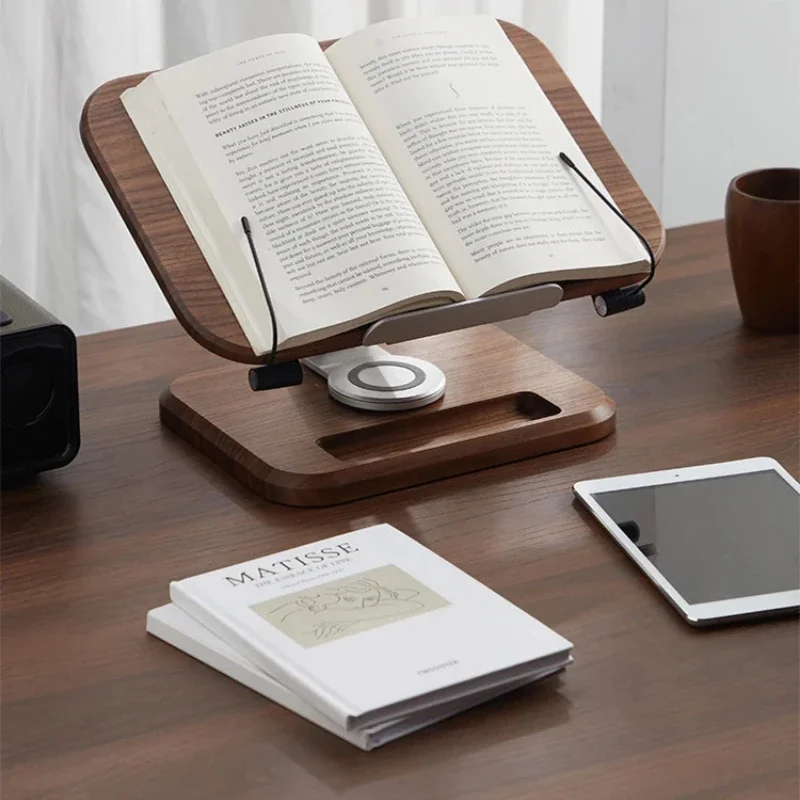 

Solid Wood MultiFunctional Reading Stand Adjustable Book Holder for Children and Adults Perfect for Reading Studying and