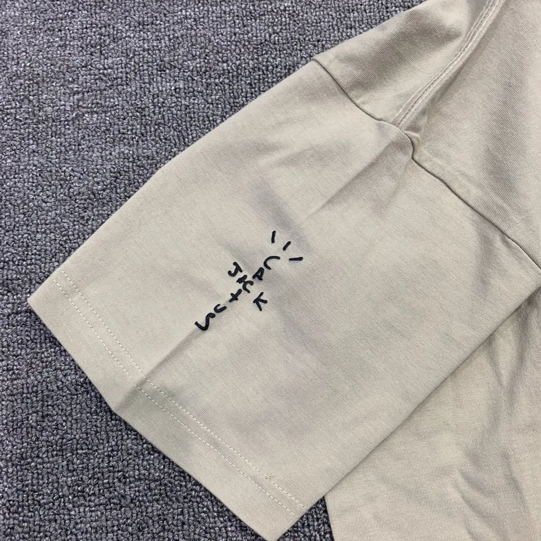 Хлопковая футболка 2025 JACK Chest с буквенным принтом и логотипом, простая однотонная мужская одежда унисекс с короткими рукавами, женская одежда