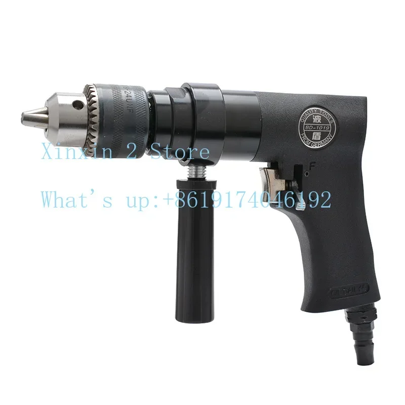 13Mm Pneumatic Pistol Drill, 1/2 Pneumatic Drill with Positive and Reverse Air Drill, Gun Type Air Drill BD-1019