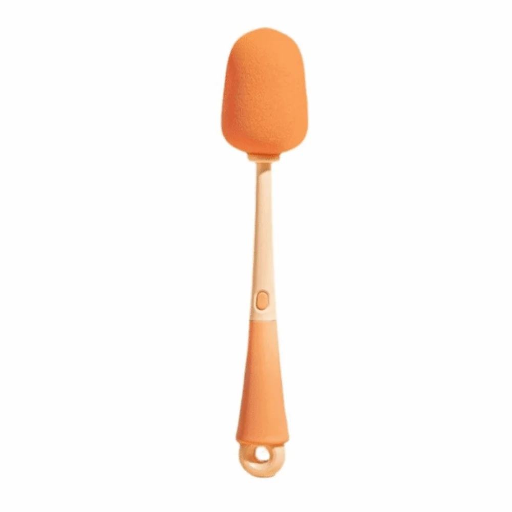 

5-in-1 Water Bottle Brush Nylon Sponge Soft Bristles Crevice Cleaner 360° Cleaning Long Handled Bottle Cleaning Brush Set