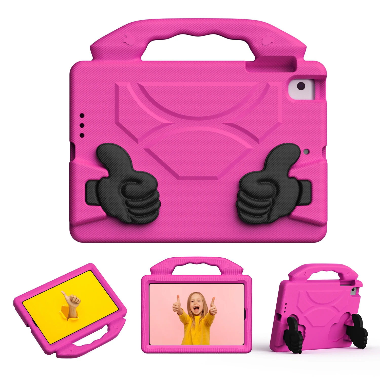 

Детский чехол для iPad mini 1, 2, 3, 4, 5, 7,9 дюймов, iPad mini 6, 7, 8,3 дюйма, прочный, легкий, ударопрочный защитный чехол из EVA с ручкой и подставкой