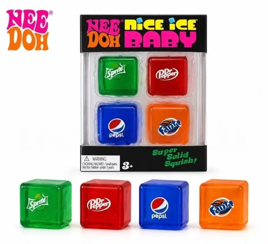 Brand-new Explosions Four-color Cube Coke Sprite Pepsi Fanta Sensory Decompression Box Set of Four