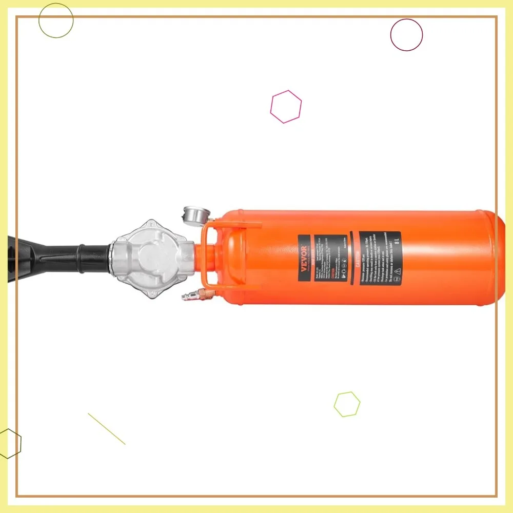 

Portable Tire Inflator Tool, 120 PSI Max Pressure, 2.1 Gal Capacity for Tractor Truck ATV Car Repair