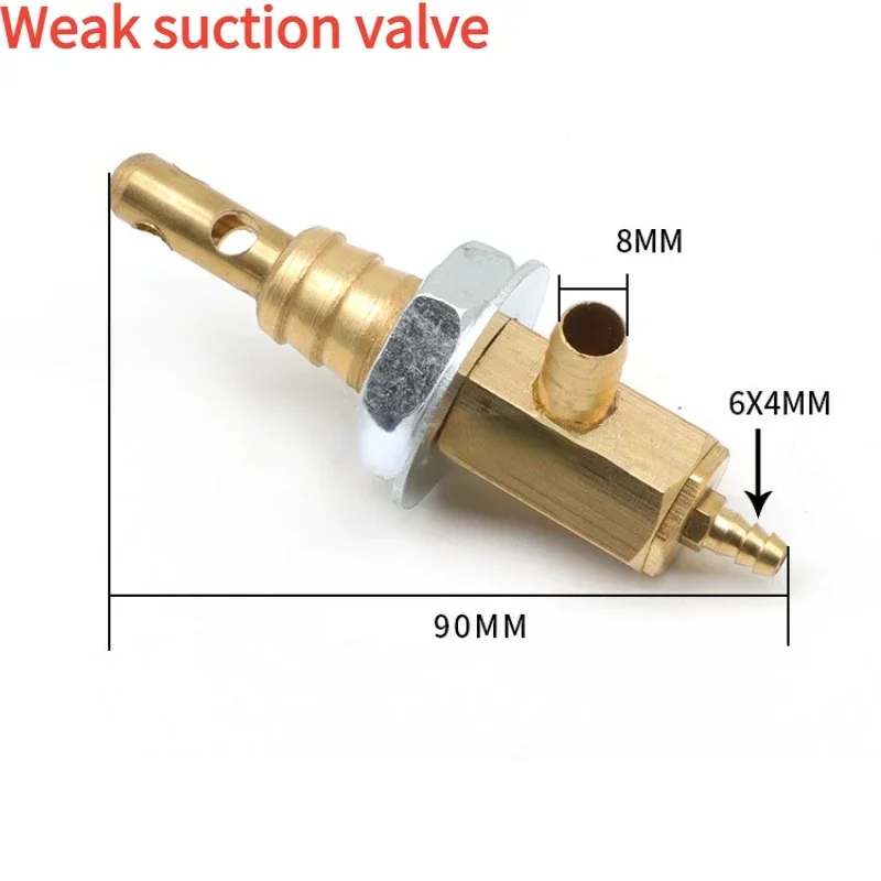 Dental Strong/Weak Suction Valve Dental Brass Valve for Spare Part Dental Unit Chair Lab Connect 6*4 Specification Tube Access