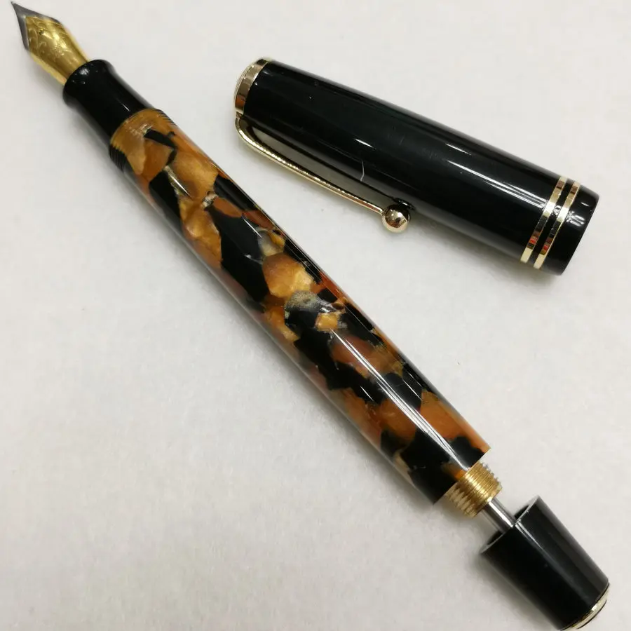 

Перьевая ручка ADMOK 28 с вакуумной подачей чернил, перо BOCK F/M, винтажный дизайн, классическая каллиграфическая ручка, подарок для коллекционера, деловой подарок