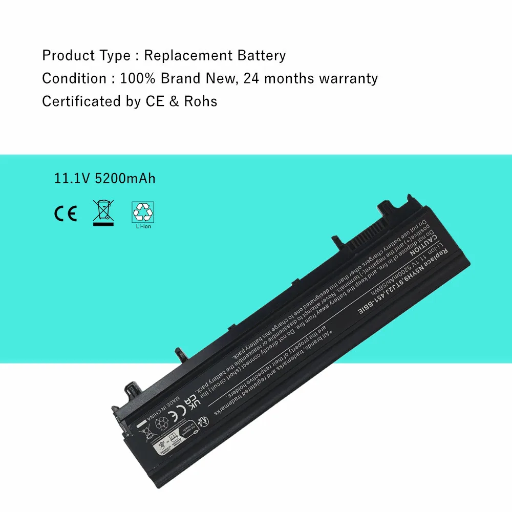 Laptop Battery for Dell Latitude E5440 E5540 M7T5F 0K8HC 1N9C0 7W6K0 F49WX WGCW6 VV0NF FT6D9 3K7J7 970V9 9TJ2J N5YH9 VJXMC