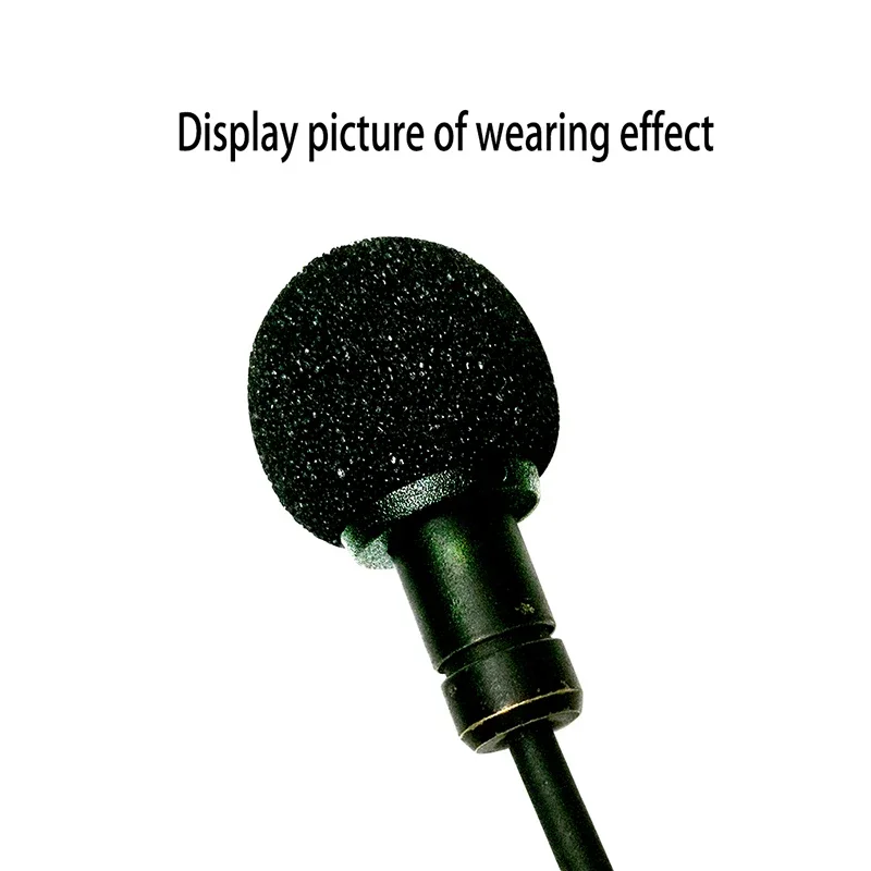 2pcs Lavalier Mic foam windscreen covers with ABS plastic holder Compatible for SONY UWP V1/D11D/21 Wiereless microphone