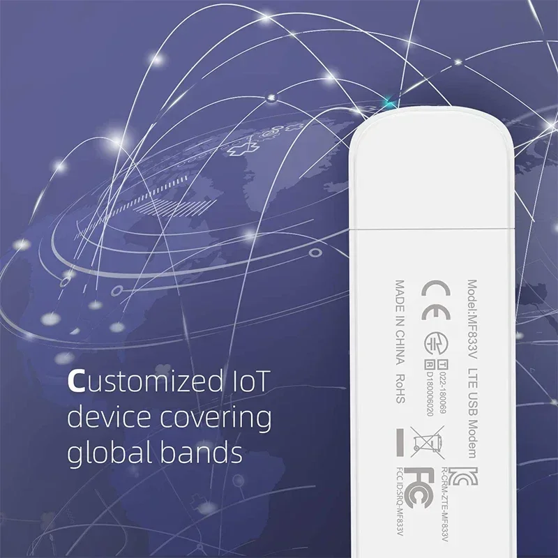 ROA NEW Original Unlocked ZZTEE MF833V MF833U1 USB Dongle 150Mbps Wireless 4G LTE Modem MF833 Global Universal Network Card