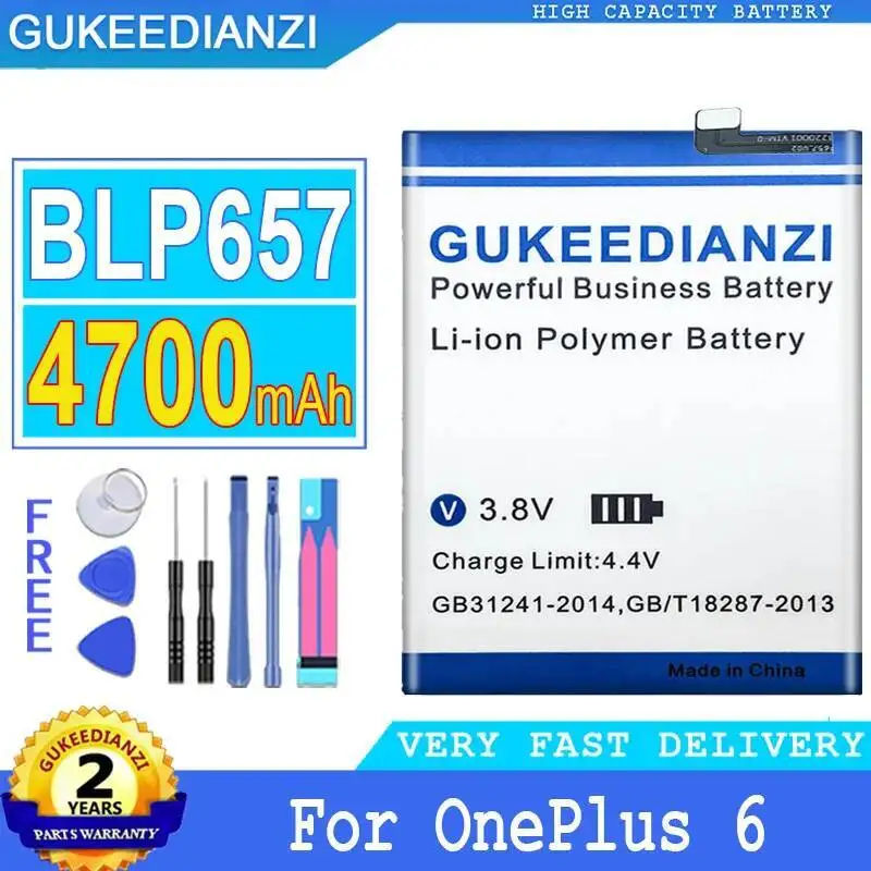 

For Oneplus 6 4700Mah Mobile Phone Battery High Performance BLP657