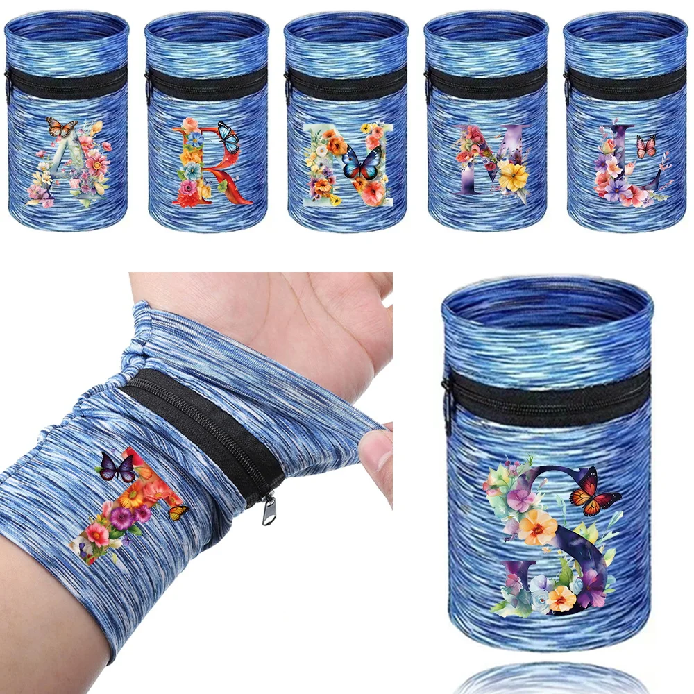 

Sports Wristband Bags Wrist Protector Running Sport Safety Wrist Support Brace Wrap Bandage Wristbands Butterfly Letter Brace