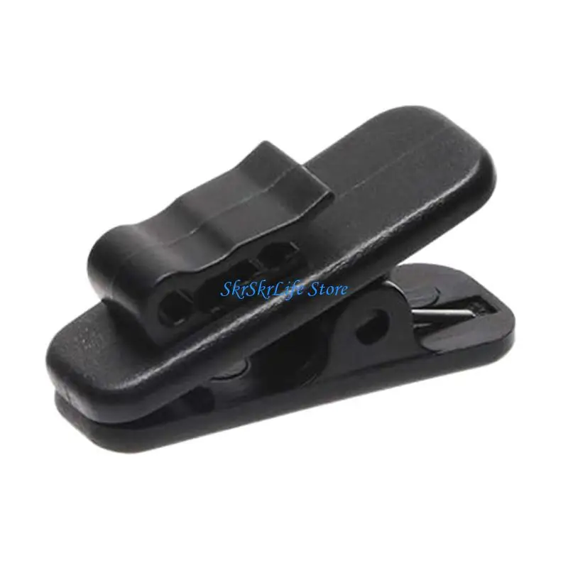 E65E Earbud Wire Fasteners with Dedicated Cable Guides and Clothing Attachments for Travel, Commuting, and Organized Cord