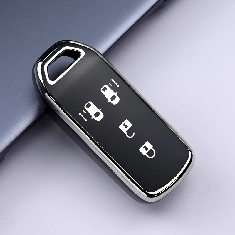 For Honda New Nbox Custom JF3 / JF4 N-BOX JF1 / JF2 N-BOX+ Plus N Wagon N-One TPU Car Remote Shell Fob Key Case Cover