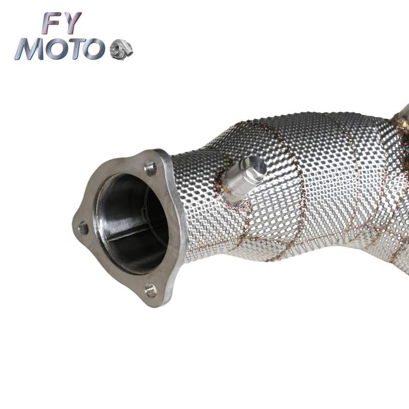 Tubo de escape Catted Downpipe para AUDI RS4 B9 RS5 F5 2.9T 20+ LHD com proteção térmica com OPF