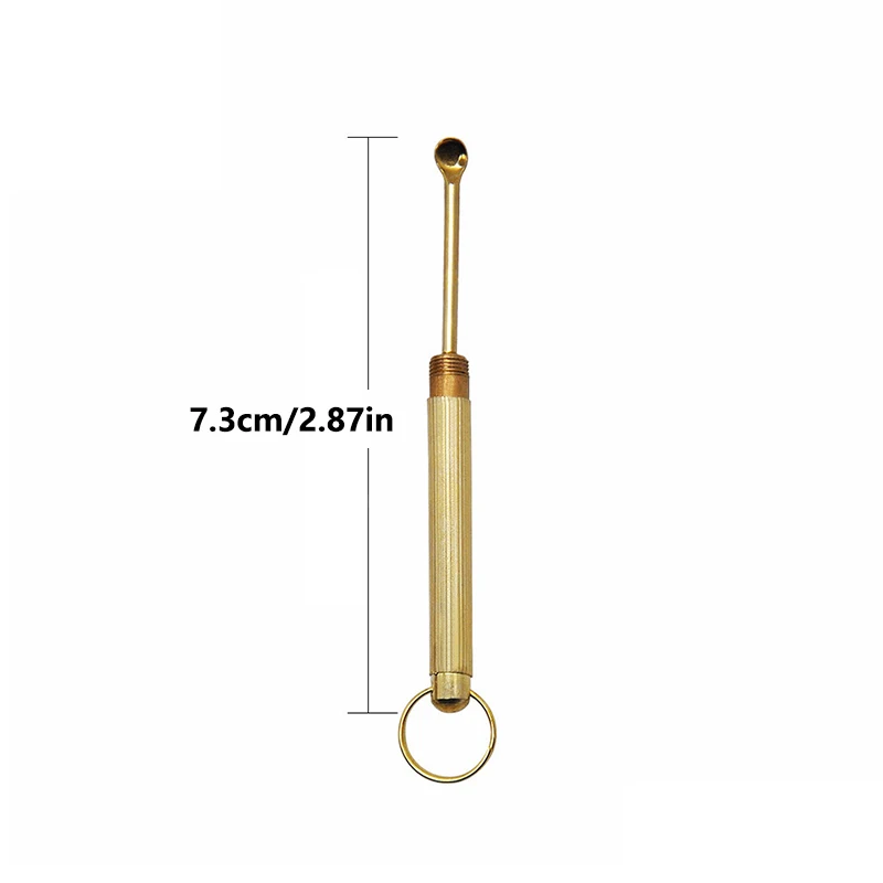 10 Pieces Of Metal Mini Cigarette Nail Spoons, Portable Keychains, Cigarette Nail Spoons, Smoking Accessories view 3