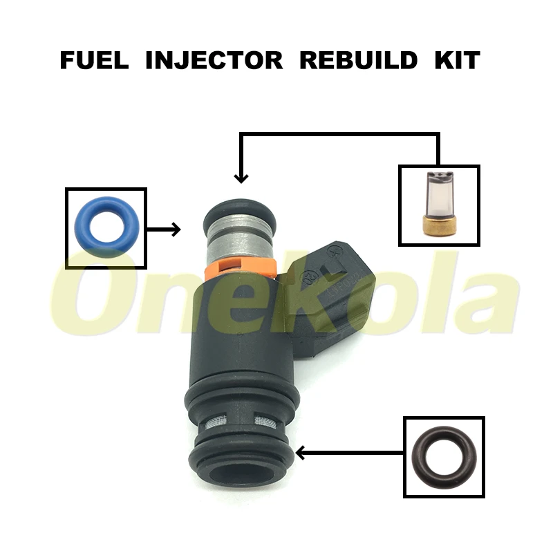 

Fuel Injector Service Repair Kit Filters Orings Seals Grommets for IWP-022 Fits For Volkswagen VW Golf Jetta EuroVan 2.8 V6