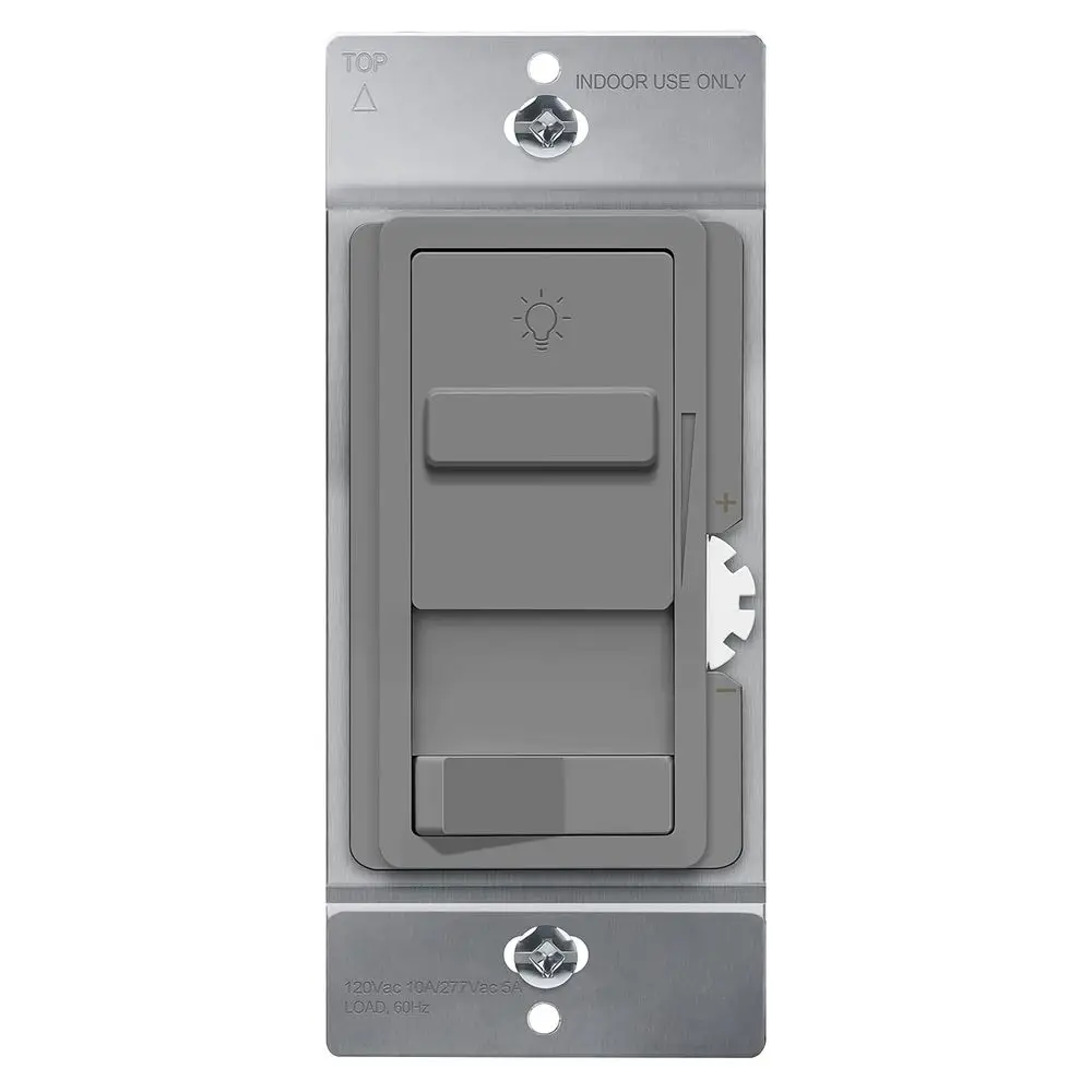 

Kalide 0-10V Dimmer Light Switch, LED Dimmer Switch, Low age Dimmer, 3-GYay or Single Pole, 120VAC 60Hz, 120VAC 10A/ 277VAC 5A L