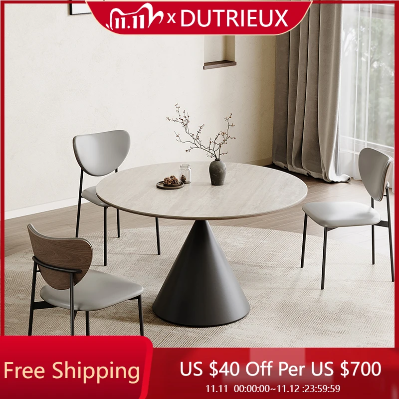 

Круглый мобильный обеденный стол, боковой ресторан, кабинет для конференций, современный обеденный стол, роскошная игровая мебель для гостиной Mesa