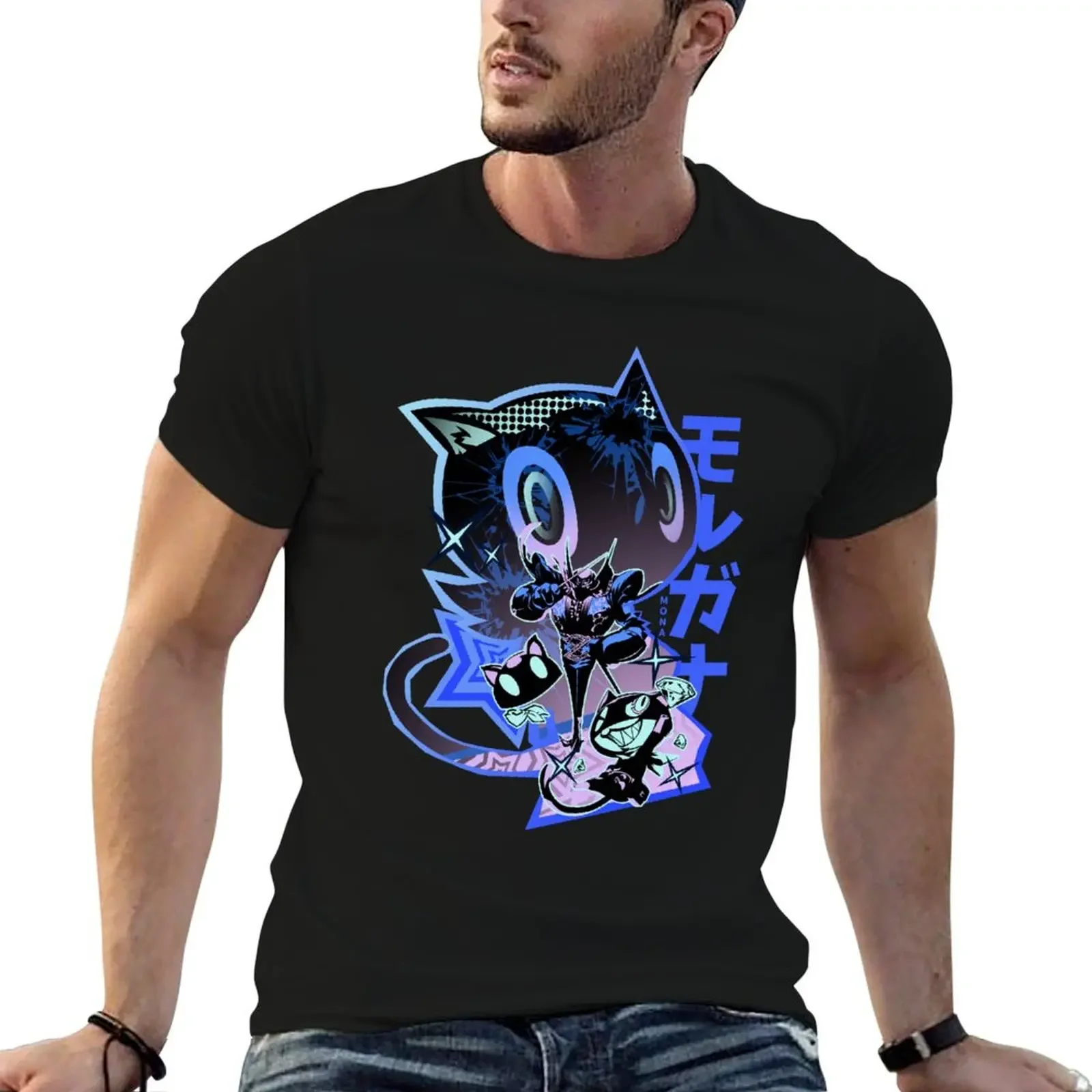 Code name Mona T-Shirt new edition kawaii clothes vintage t shirts Short sleeve tee t shirts for men