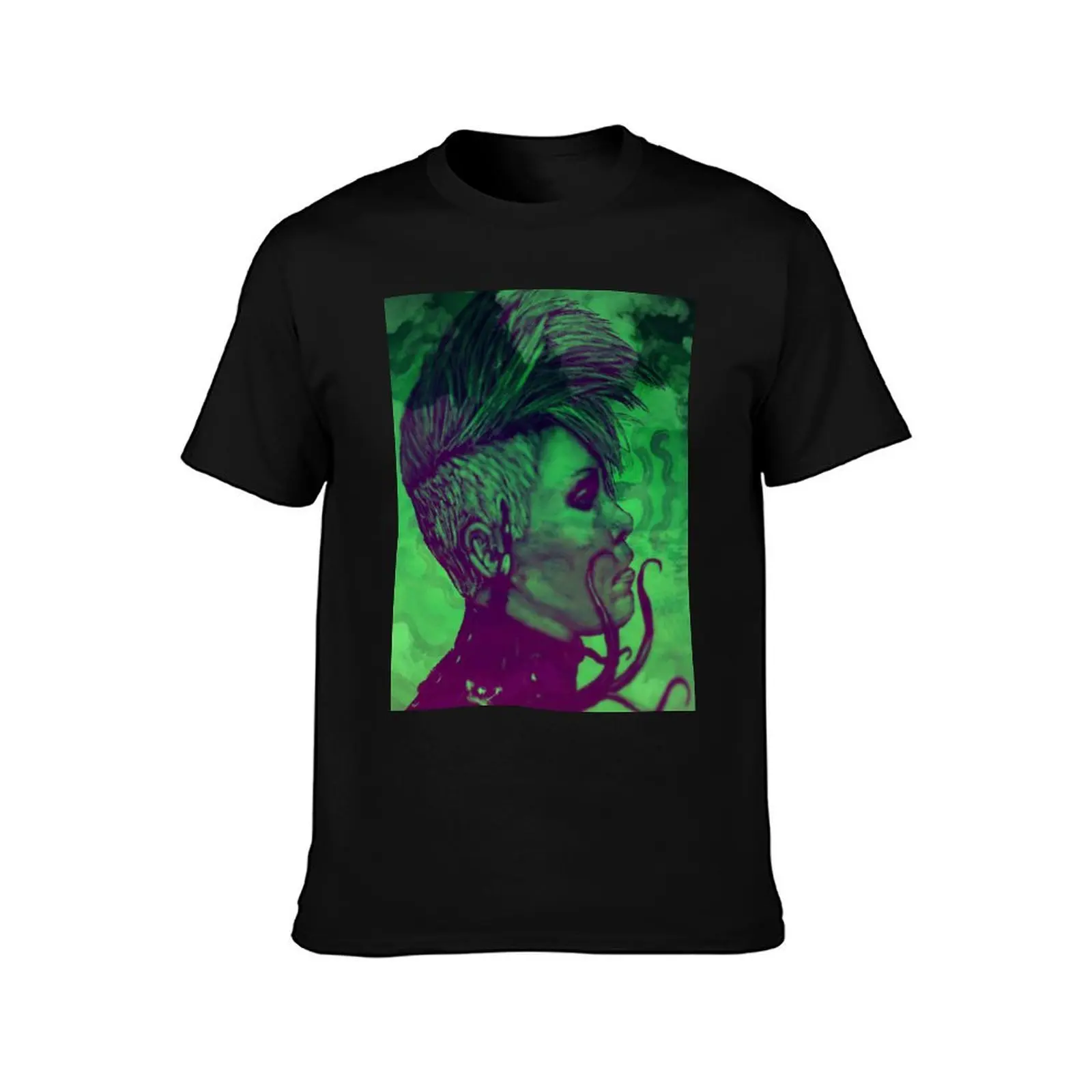 Daydreams in green T-Shirt Plus Size Basic Cotton T-Shirt