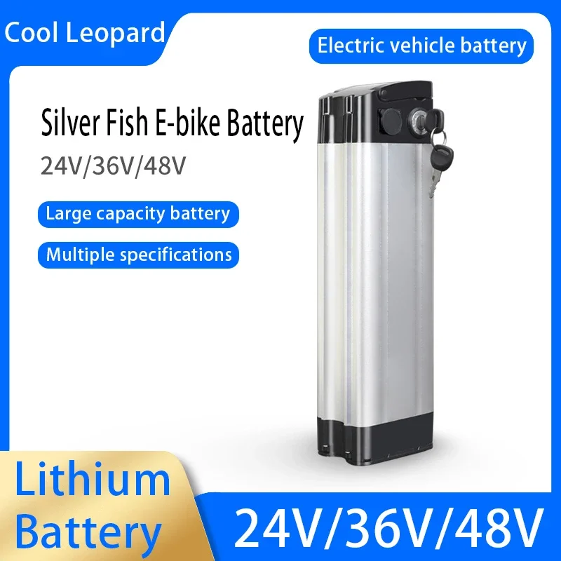 For Silverfish Electric Bike Battery 24V/36V/48V 20Ah 800W 500W 21700 Lithium ion E-bike Bicycle Battery Pack