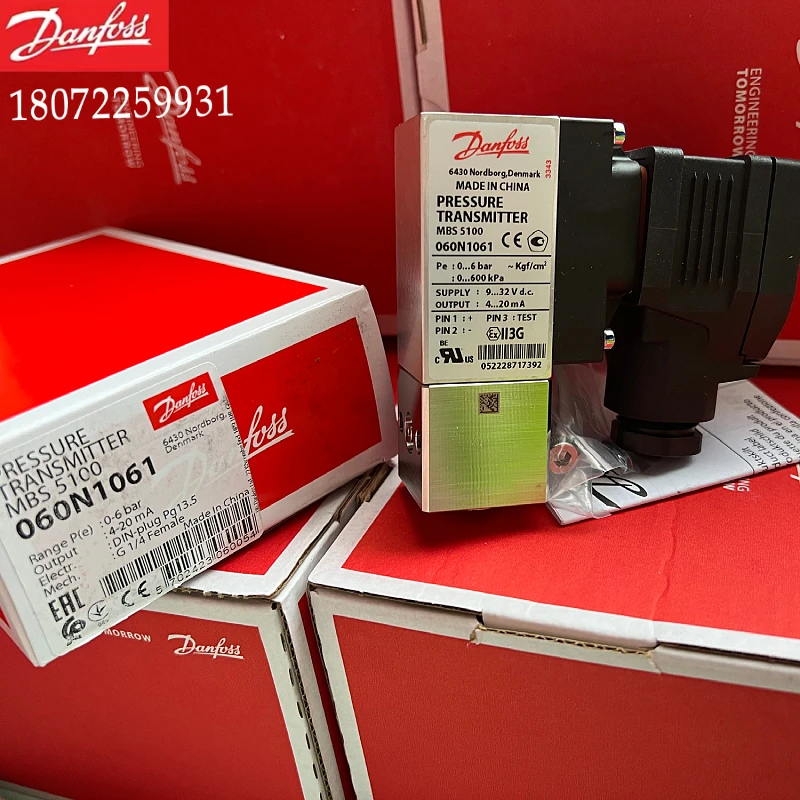 Danfoss MBS5100 060N1061 Pressure Transducer Pressure Transmitter Genuine