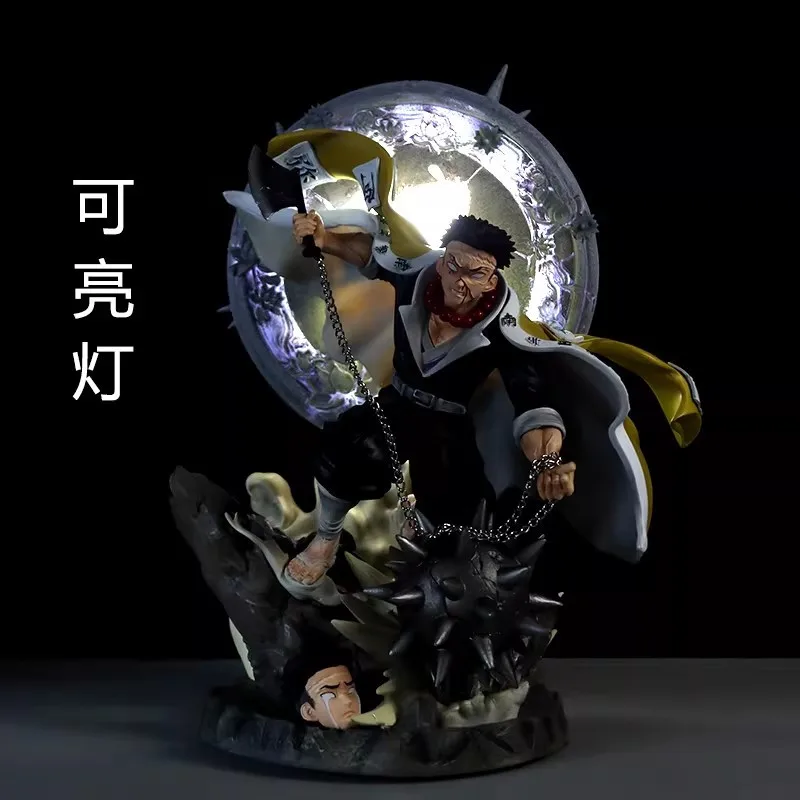Figura de acción coleccionable de 41 cm de Demon Slayer: Kimetsu no Yaiba, Escultura Doble Iluminable de los Pilares de Roca de la Isla Ming Ming, Regalo