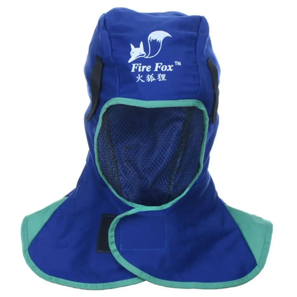 Washable Full Protective Welding Helmet Fireproof Breathable Welding Hood Dustproof Scald Proof Welding Neck Cover Welder