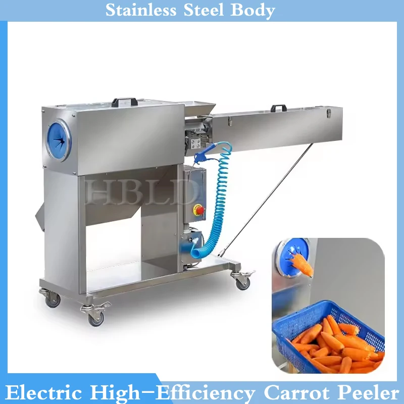 Industrial Stainless Steel Fully Automatic Carrot Peeler Multifunctional White Carrot Peeler