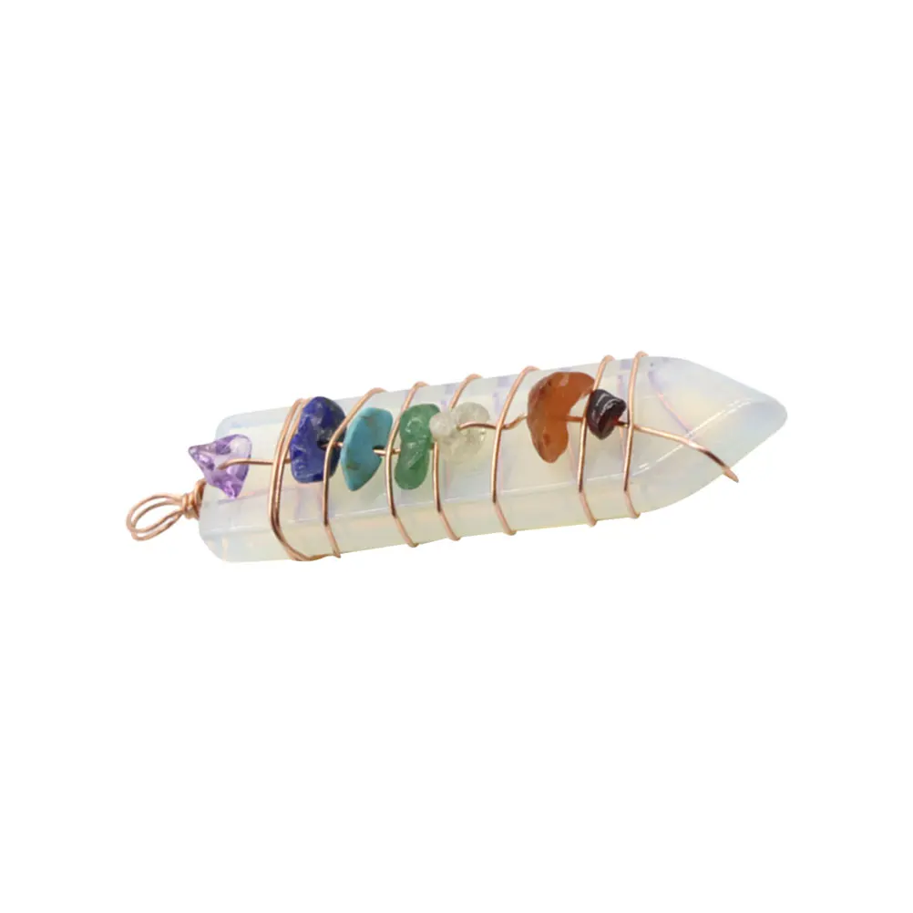 

Crystal Pendant Necklaces Women Accessories Girls Stone Necklace Jewelry Natural White Pendants DIY Supplies Charm Decor