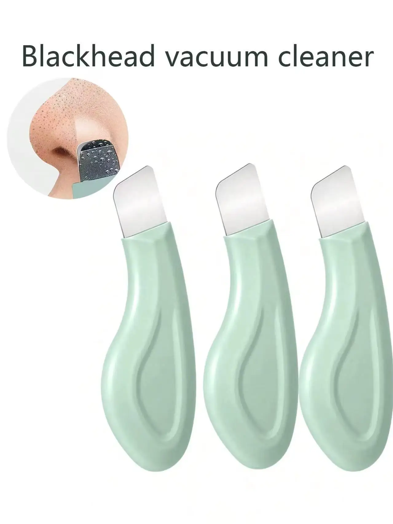 1pc Nose Blackhead Remover Tool Gentle Facial Pore Cleanser Silicone Facial Scraper Skin Scrub Facial Scraper Skin Care Tools