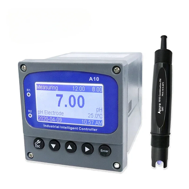 

Apure online digital pH ORP EC water quality analyzer meter pH transmitter