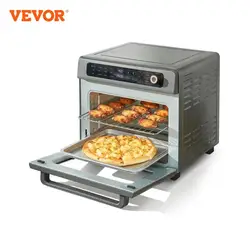 VEVOR Air Fryer Toaster Oven 25L Convection Oven 1700W Stainless Steel Toaster Ovens Countertop Combo with Grill for Kitchen