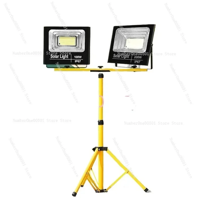 Lamp Holder Stand Outdoor 1.6M/2M/3M Camping Retractable Flood Light Support Stand Construction Site Night Market Tripod