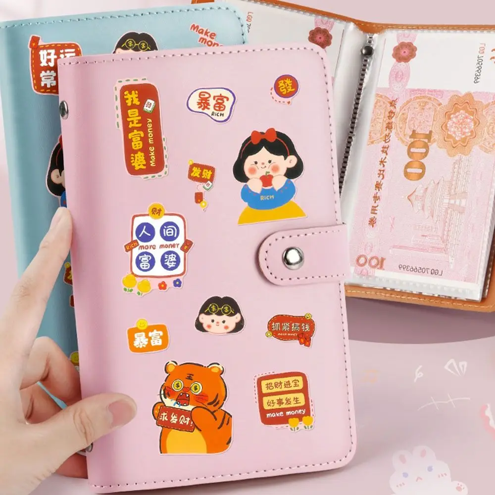 Get Rich Overnight 100 ซอง Money Saving Challeng PU ประหยัดเงิน Savings Challenges Sheets นํากลับมาใช้ใหม่ได้ความจุขนาดใหญ่