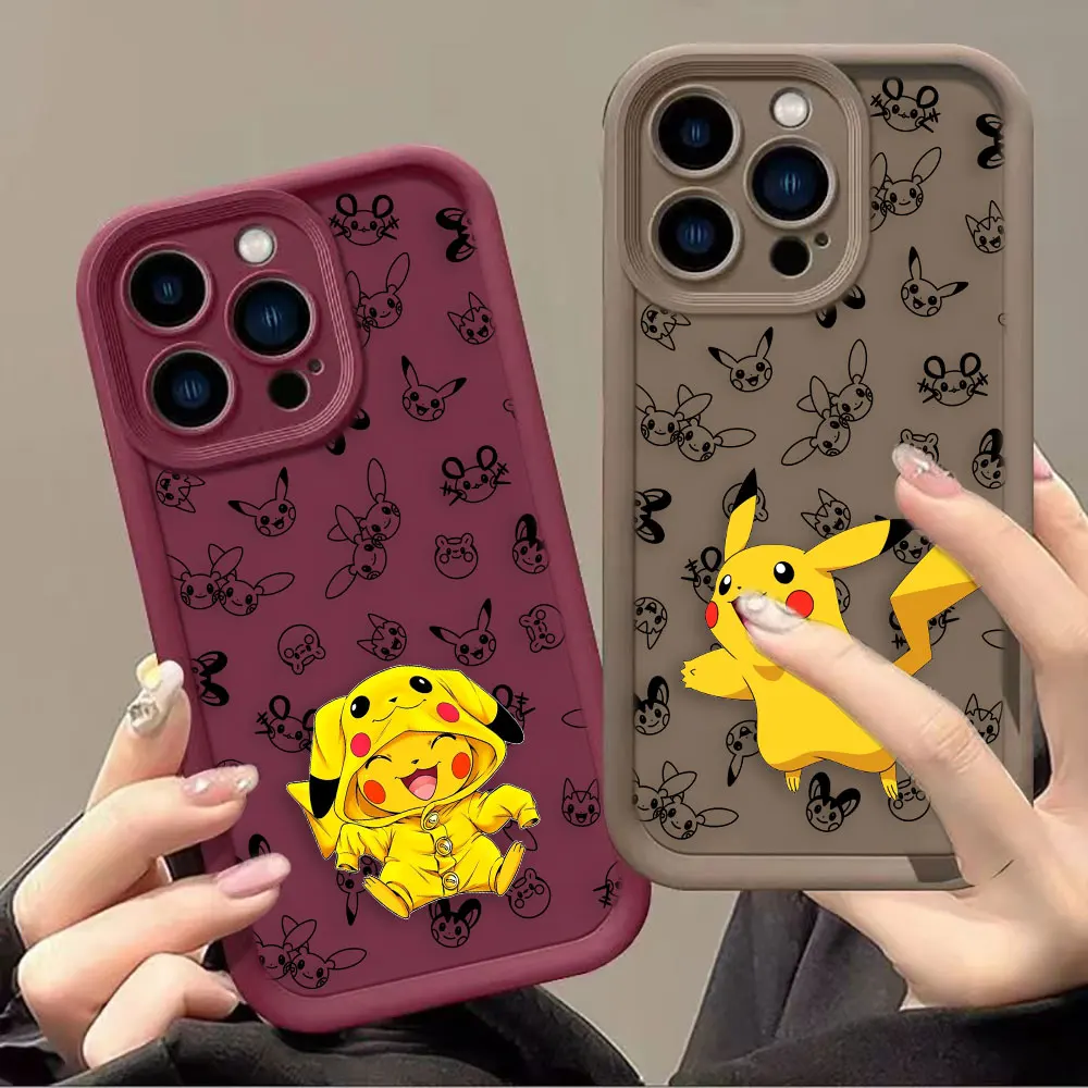 Pikachu Pocket Pokemon Phone Case For Huawei MATE 20 30 40 P20 P30 P40 P50 NOVA 5I 7 10 SE PRO Silicone Case Funda Coque Shell