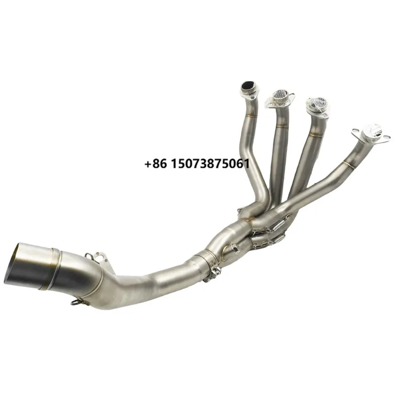 CRAZY OLD MAN Motorcycle Modified Muffler Pipe Exhaust Front Header Pipe Tube Full System for  Z900 2017 2018 2019