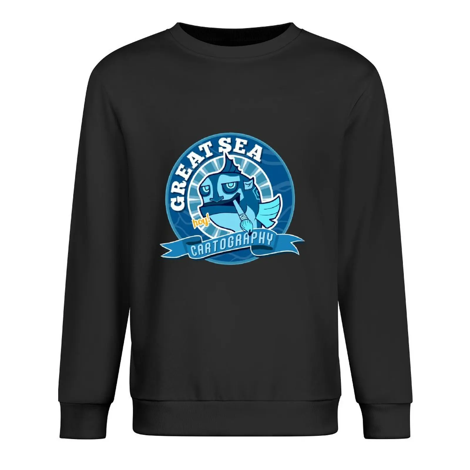 

Great Sea Cartography Pullover anime clothing anime clothes men's autumn clothes men clothing sweatshirts men