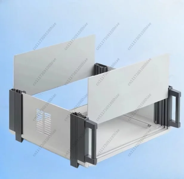 Aluminum Alloy Power Supply Shell Outer Box Instrument Shell Frame Custom DIY All-aluminum Desktop Control Chassis