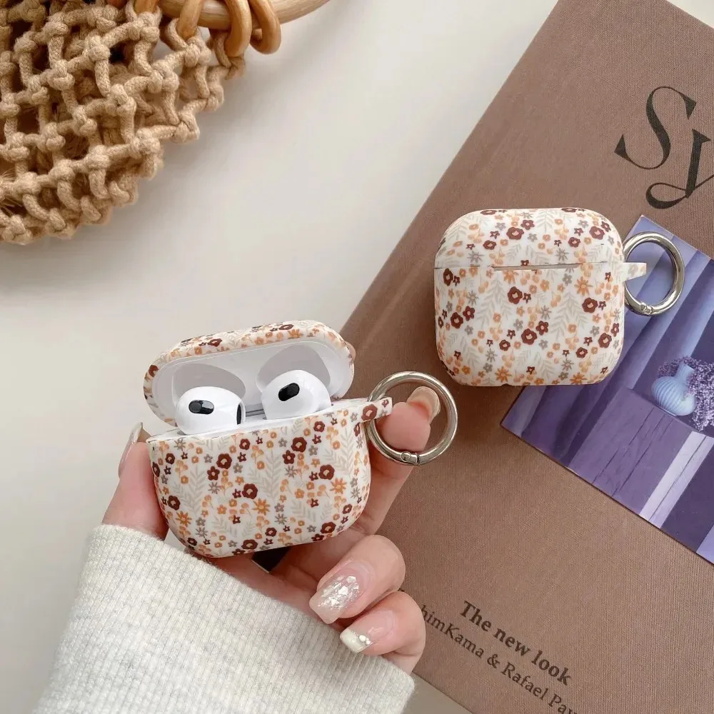 

Silicone Case For Apple AirPods Pro Pro2 2nd Case Floral Bluetooth Wireless Earphone Sleeve For AirPods 4 3 1 2 Cover Accessorie