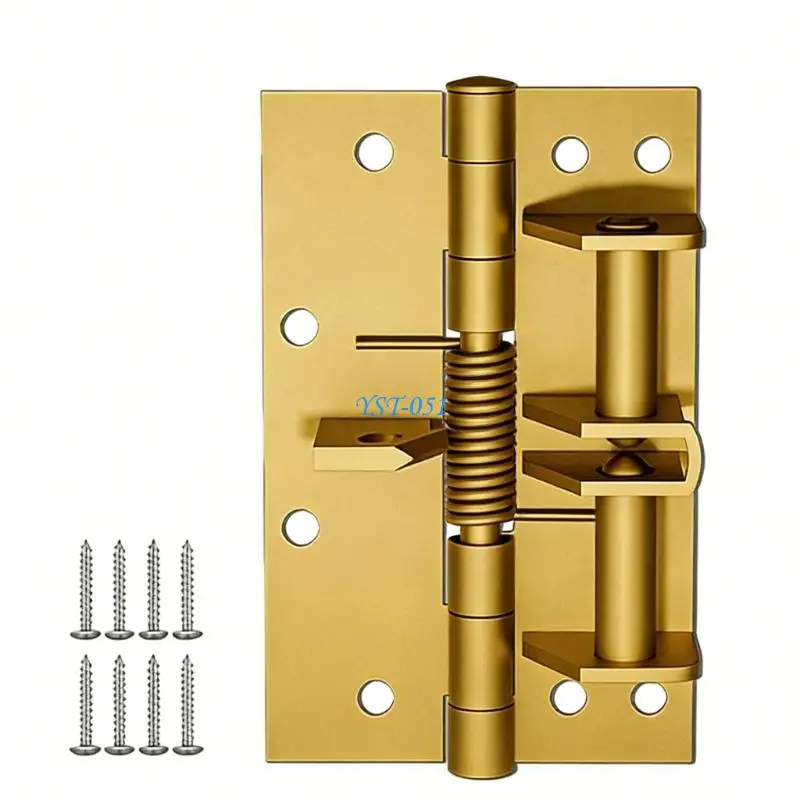 

E15A Automatic Door Hinge with Spring Loading Mechanism & Corrosion Resistant Stainless Steel Construction for Cabinet Door