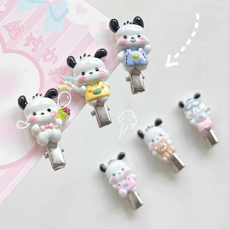 Kawaii Anime Pochacco Haarclip Schattige Cartoon Haarspeld Side Bang Clips Haarspeldjes Voor Meisjes Mooie Haar Accessoires Geschenken