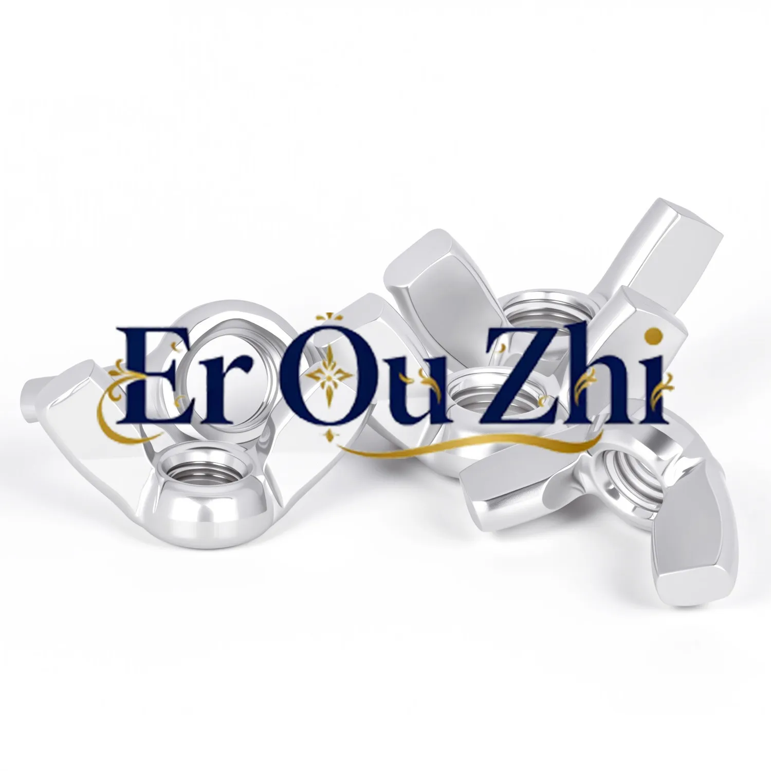304/201/316 Stainless Steel Butterfly Nut Butterfly Horn Screw Cap Ingot Hand Screw M3M4M5M6M8