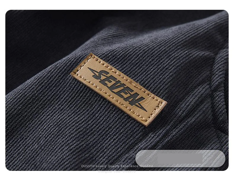 Herren-Cordhose für Herbst und Winter, locker geschnitten, gerade, mit Kordelzug, elastischem Bund, Streetwear-Mode, Baggy, lässige Hose, braun – Detail 15