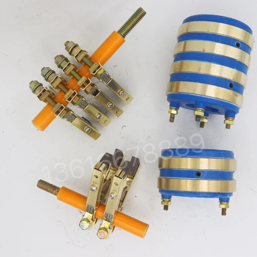 

Food Packaging Machine Slip Ring Two-way Four-way Collector Ring Conductive Carbon Brush Holder